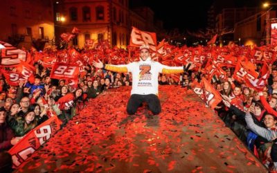 Marc Márquez held the world title with their fans