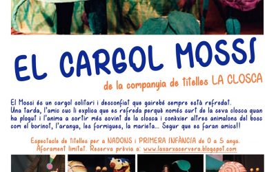 Show "The worm screw and Mossi" , Puppets with shell