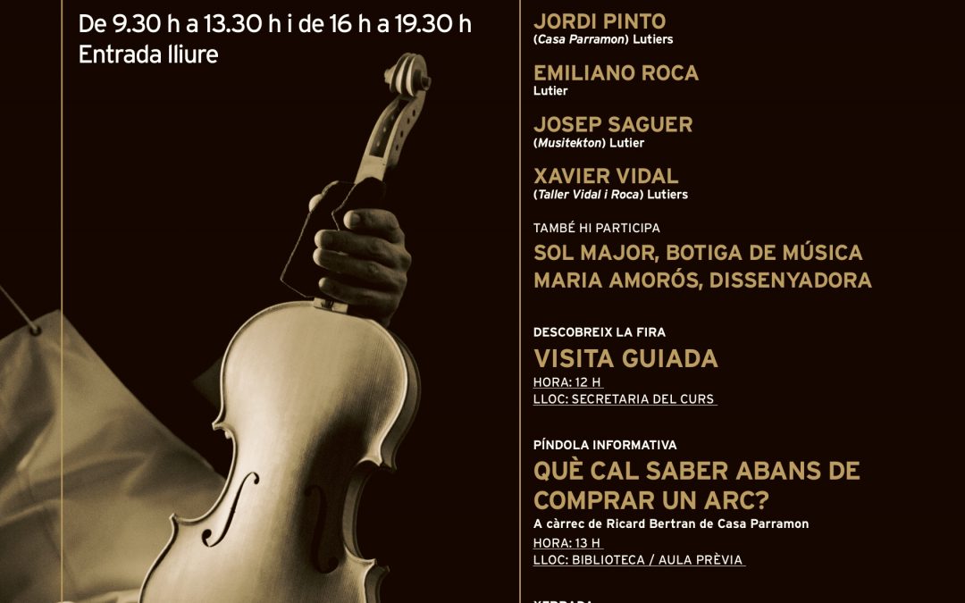 The luthier world meets in Cervera