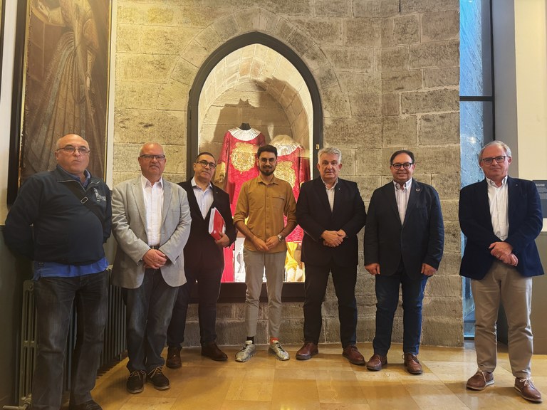 The Paeria de Cervera strengthens relations with the Chamber of Commerce of Lleida