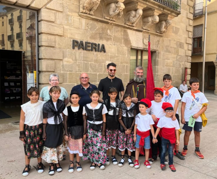 Cervera receives the "miraculous" water of Sant Magí