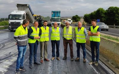 Transportes culmina las obras en el firme de la autovía