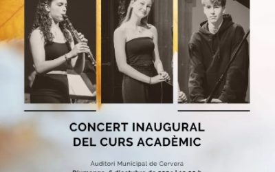 Los alumnos graduados del Conservatorio abrirán el Ciclo de Conciertos de Otoño en Cervera