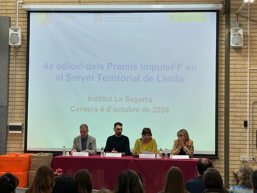 El Instituto La Segarra ha acogido el acto de entrega de los Premios ImpulsFP 2024