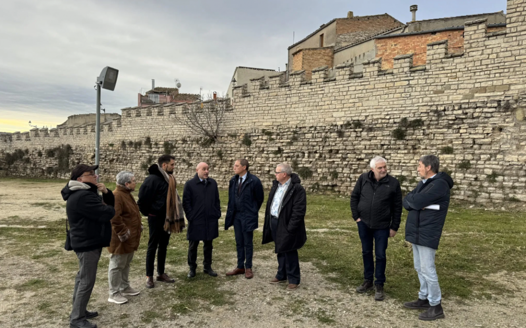 Cervera will restore a section of 317 meters of wall in the area of ​​the barbecue