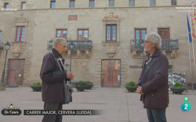 Cervera, protagonista al programa “De carrer ” de TVE Catalunya