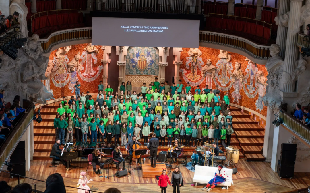 La Coral Infantil Nova Cervera actua al Palau de la Música Catalana