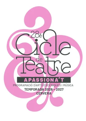 Cervera met en vente les billets pour le Cycle Théâtre 2026-2027