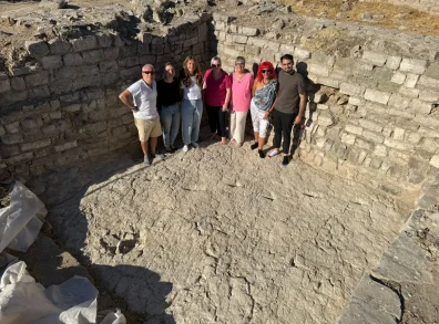 Hallazgo excepcional en el castillo de Cervera: huellas fosilizadas de fa 30 millones de años