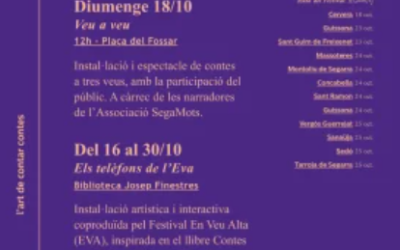 Cervera inaugurarà el 8è Segamots amb una proposta especial amb mirada de gènere